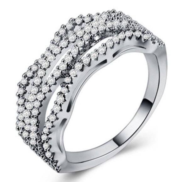 💞925 Sterling Silver Plated Stylish Exquisite Jewelry Ring, GPMB1508